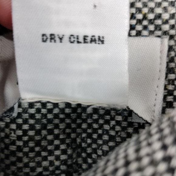 Ann Taylor Wool Blend Mid Rise MicroCheck Cropped Wide Leg Trousers Sz. 4P - Picture 10 of 10